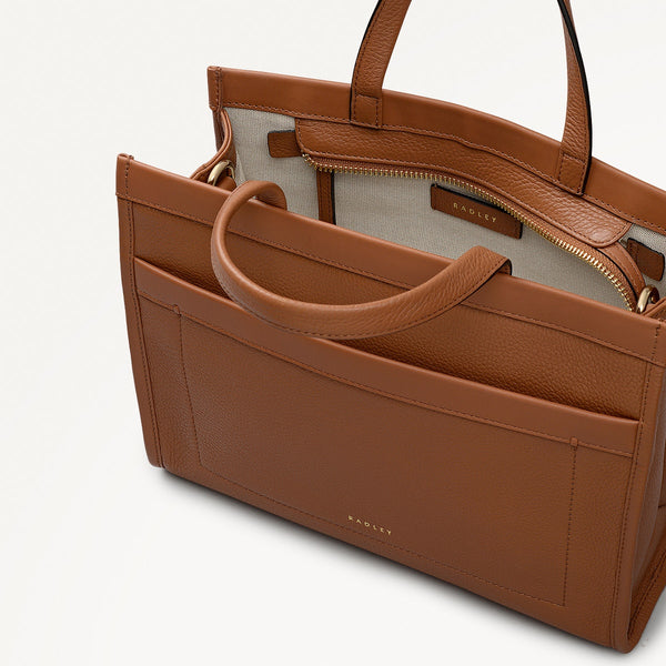 Radley London Indus Tan Small Ziptop Grab | Alba Place AW25 | Radley London