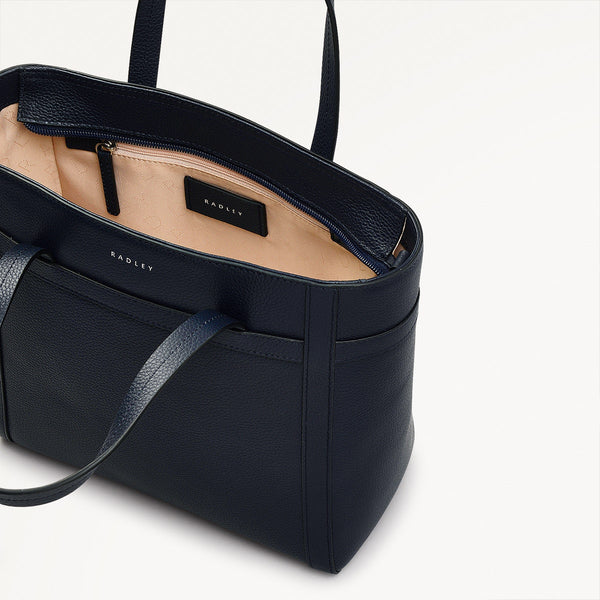 Radley London Ink Blue Small Zip-Top Grab | Derby Street SS25 | Radley