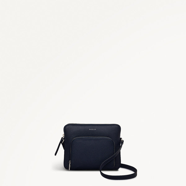 Radley London Ink Small Blue Leather Crossbody Bag | Redford Close AW25 | Radley