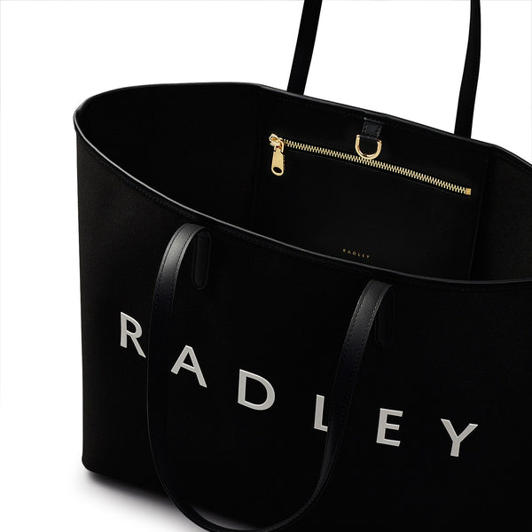 Radley London Large Black Open Top Tote | Southwell Gardens AW24 | Radley