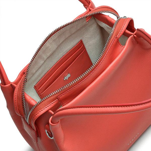 Radley London Lava Red Small Zip-Top Cross Body Bag | Ivydale Road Collection AW24 | Radley