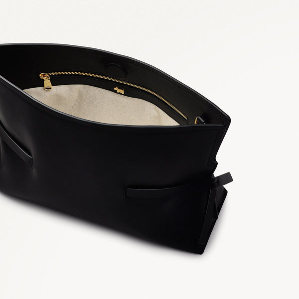 Radley London Leather Black Clutch Bag | Fleet Street Collection AW25 | Radley