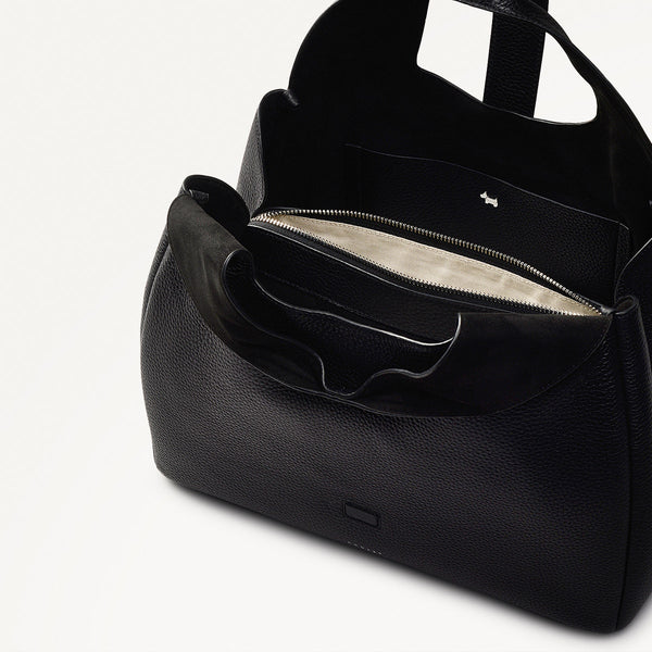 Radley London Leather Black Grab Bag | Sloane Street Collection AW25 | Radley