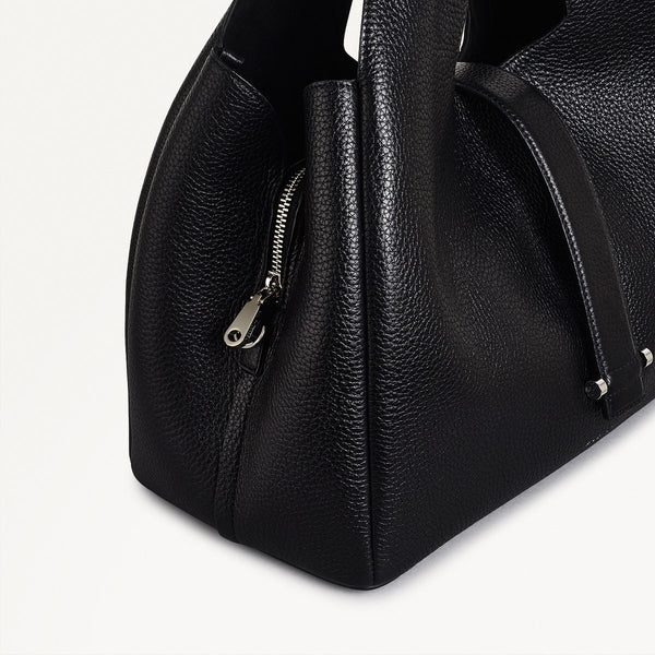 Radley London Leather Black Grab Bag | Sloane Street Collection AW25 | Radley
