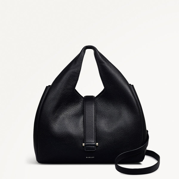 radley london Leather Black Grab Bag | Sloane Street Collection AW25 | Radley