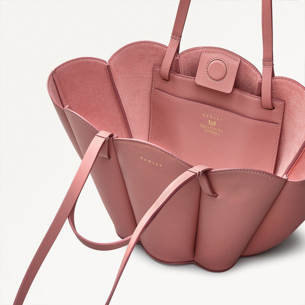 Radley London Leather Grab Bag Sienna Pink | Kentucky Derby Collection X Radley SS25