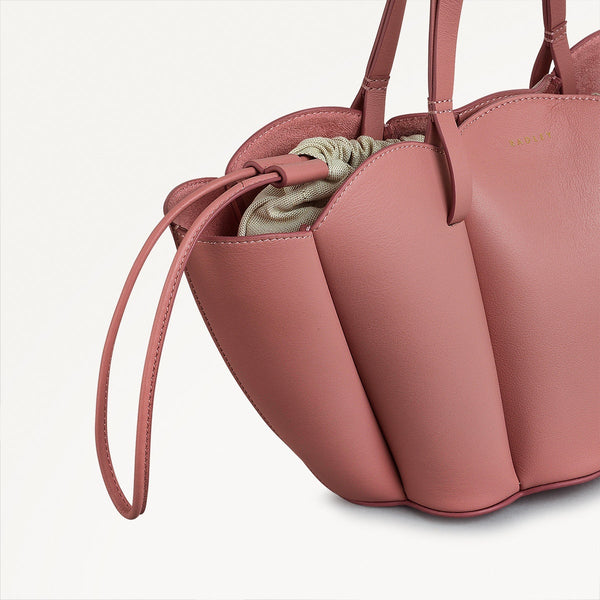 Radley London Leather Grab Bag Sienna Pink | Kentucky Derby Collection X Radley SS25