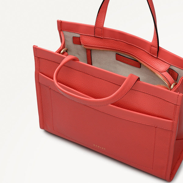 Radley London Luscious Red Small Ziptop Grab | Alba Place AW25 | Radley London