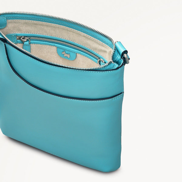 Radley London Maldives Blue Leather Acrossbody | Pockets Collection AW25 | Radley