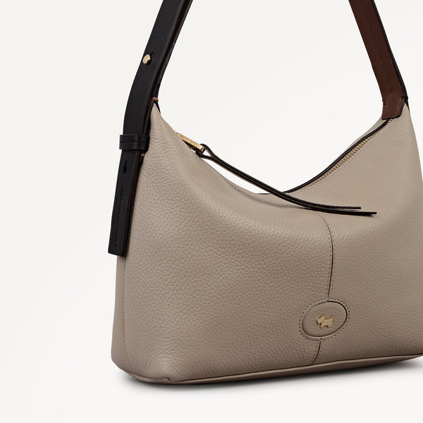 Radley London Maldon Mews - Colourblock Medium Ziptop Shoulder Porcini - 112935