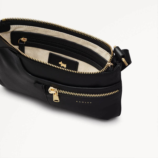 Radley London Medium Cross Body Brown Leather Bag | Pockets Icon SS24 | Radley