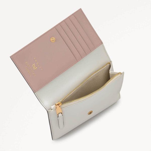 Radley London Medium Flapover Purse Chalk | Kentucky Derby SS25 | Radley