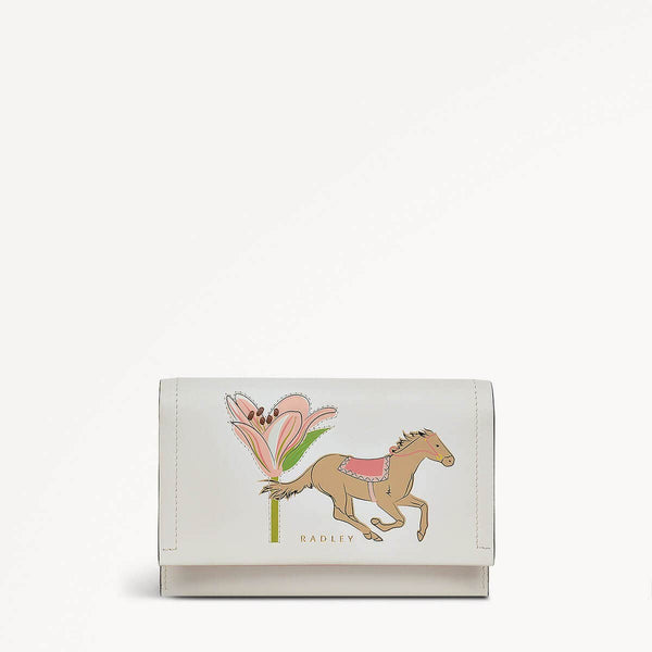 radley london Medium Flapover Purse Chalk | Kentucky Derby SS25 | Radley