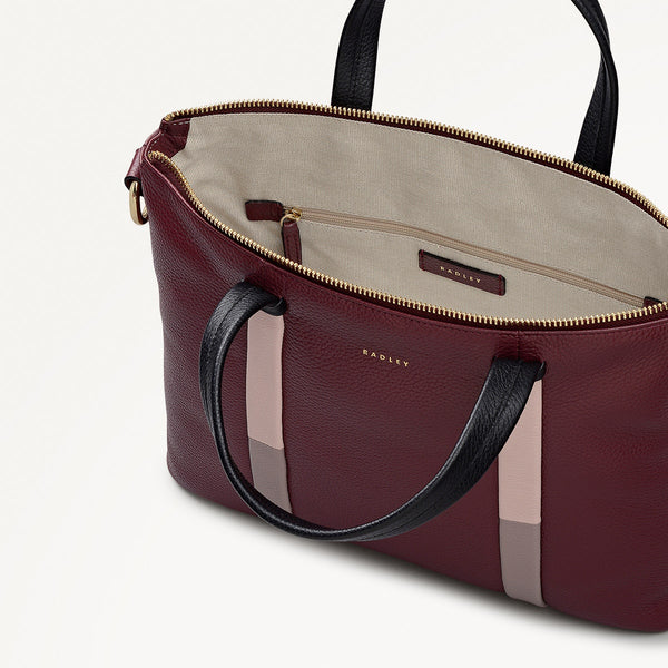 Radley London Merlot Medium Ziptop Grab | Waterloo Way AW25 | Radley London