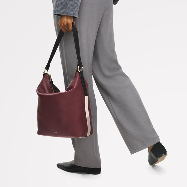 Radley London Merlot Medium Ziptop Shoulder | Waterloo Way AW25 | Radley London