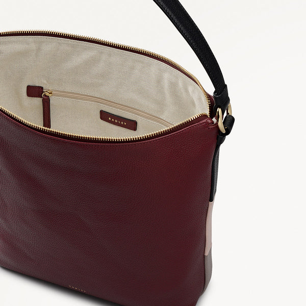 Radley London Merlot Medium Ziptop Shoulder | Waterloo Way AW25 | Radley London