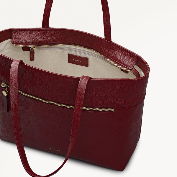 Radley London Merlot Medium Ziptop Tote | Fountain Road AW25 | Radley London