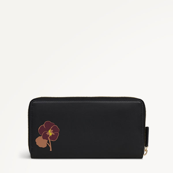 Radley London Midnight Wanderer Large Zip Around Wallet Black - 112990