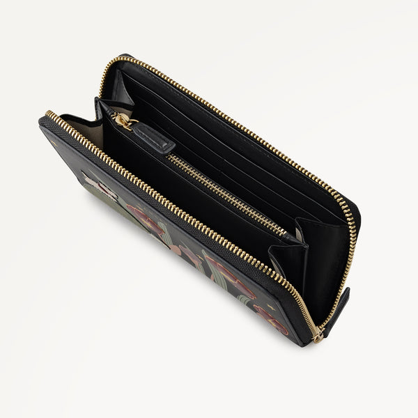 Radley London Midnight Wanderer Large Zip Around Wallet Black - 112990