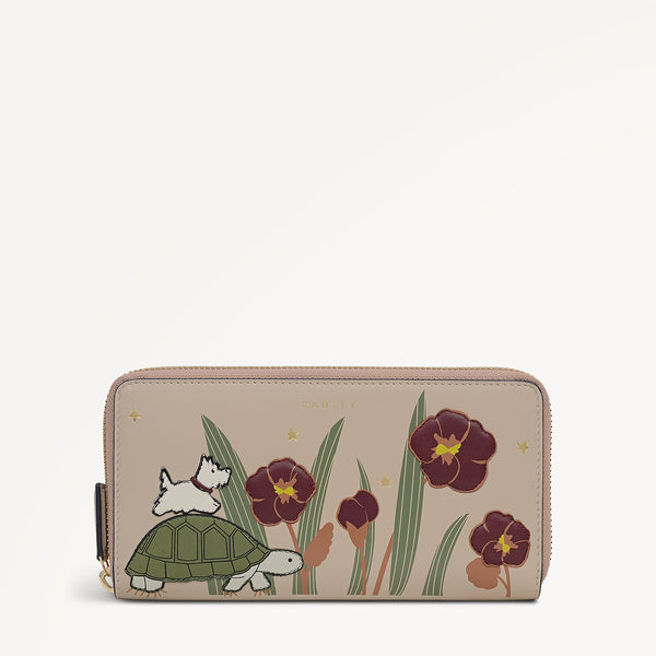 radley london Midnight Wanderer Large Zip Around Wallet Porcini - 112992