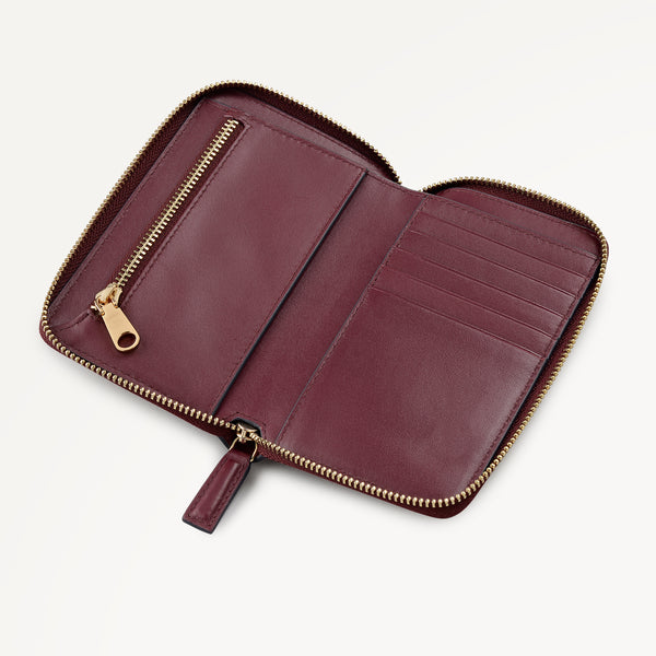 Radley London Midnight Wanderer Medium Zip Around Wallet Dark Cherry - 112996