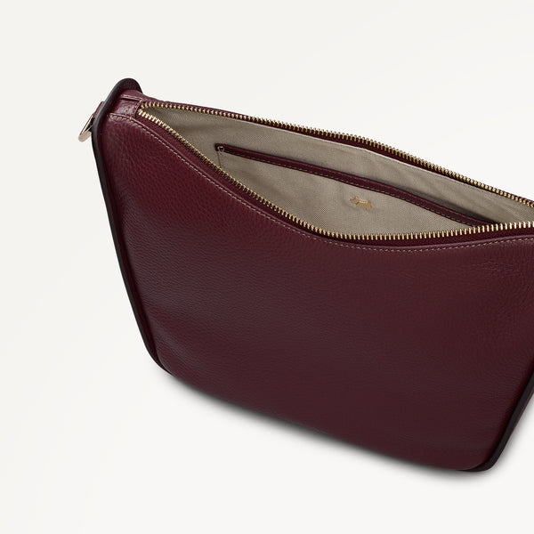 Radley London Oak Street Medium Ziptop Cross Body Dark Cherry - 113030