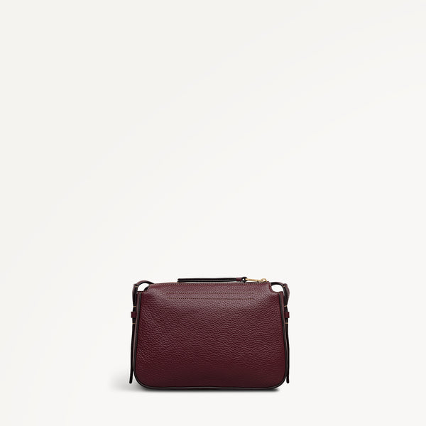 Radley London Oak Street Small Ziptop Cross Body Dark Cherry - 113031