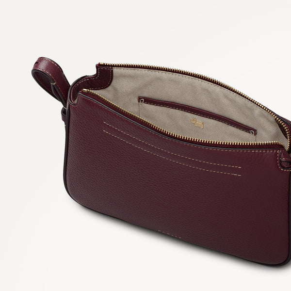 Radley London Oak Street Small Ziptop Cross Body Dark Cherry - 113031