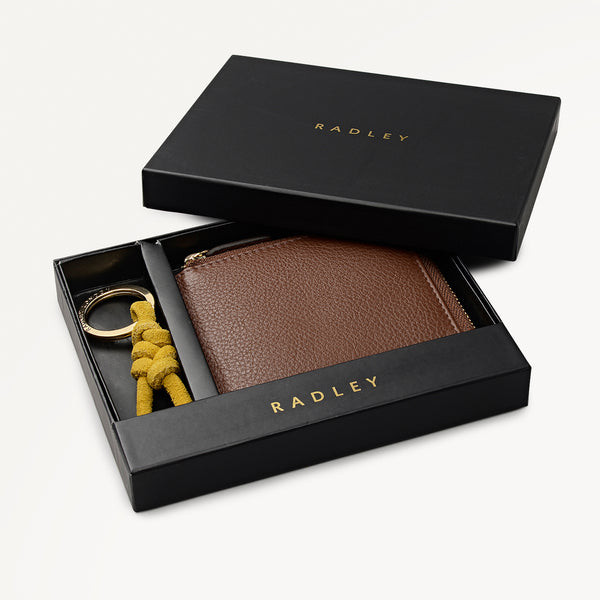 radley london Ochre Medium Boxed Purse And Keyring | Chilworth Street AW25 | Radley London