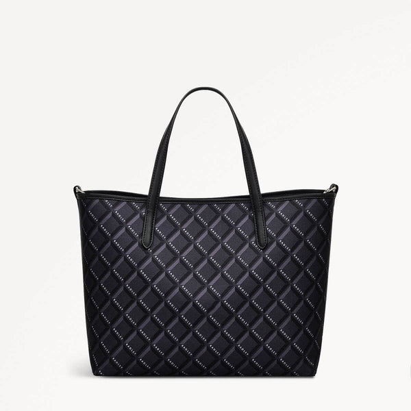 Radley London Open Top Black Grab Bag | Southwell Gardens Abstract Geo SS25 | Radley