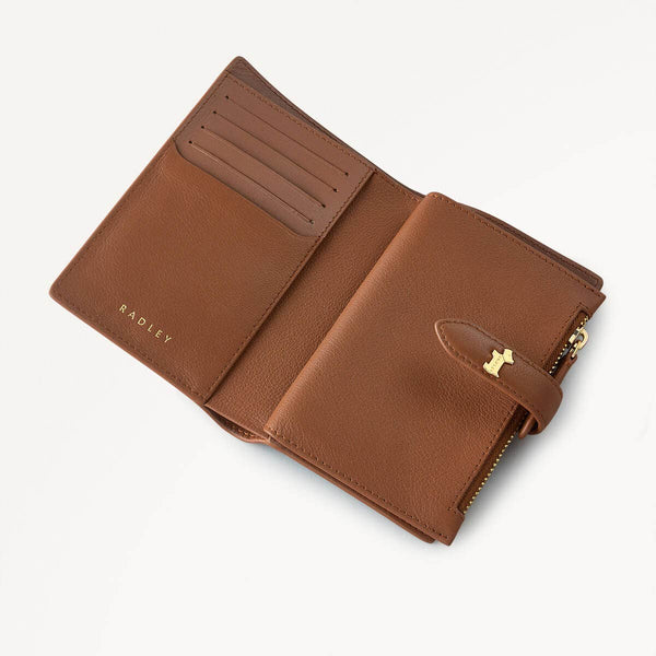 Radley London Orange Medium Leather Purse | Willis Street Collection AW25 | Radley