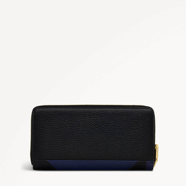 Radley London Patchwork Black Large Purse | Kensington Place SS25 | Radley