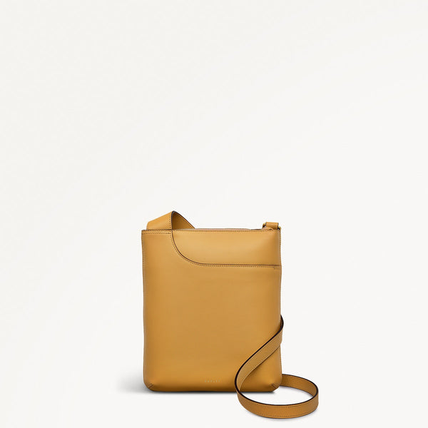 radley london Pecan Brown Zip Top Leather Crossbody | Pockets Collection AW25 | Radley