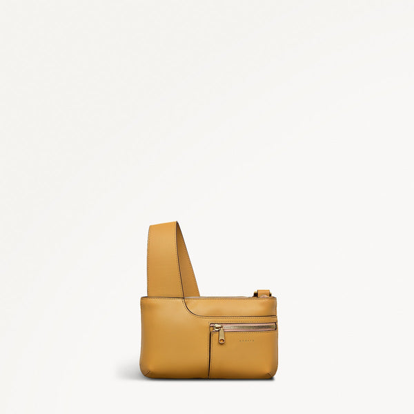 radley london Pecan Mini Leather Crossbody Bag | Pockets Collection AW25 | Radley
