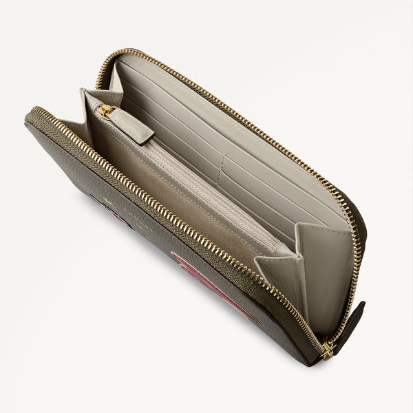 Radley London Pine Needle Large Zip Around Wallet | Mushroom Mate AW25 | Radley London