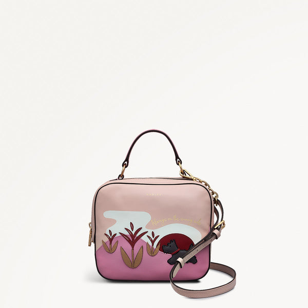 radley london Pink Small Leather Grab Bag | Spring Street AW25 | Radley
