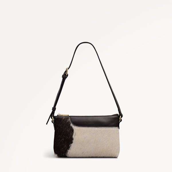 radley london Pockets - Cow Hide Mini Ziptop Ew Shoulder Dark Oak - 113066