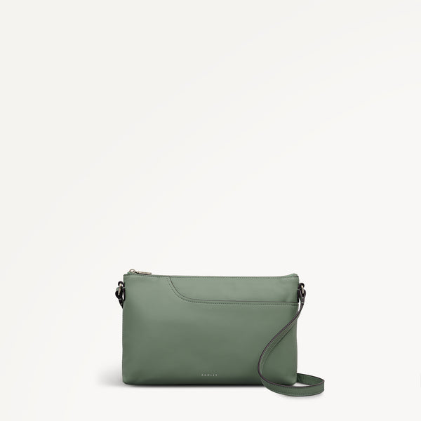 radley london Pockets Medium Ziptop Ew Cross Body Pistachio - 113065