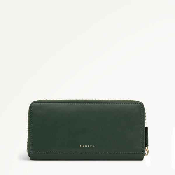 Radley London Racing Green Large Zip Around Wallet | It's Written In The Snowflakes AW25 | Radley London