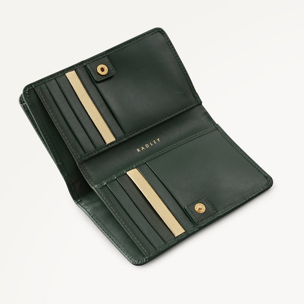 Radley London Racing Green Medium Bifold Purse | It's Written In The Snowflakes AW25 | Radley London