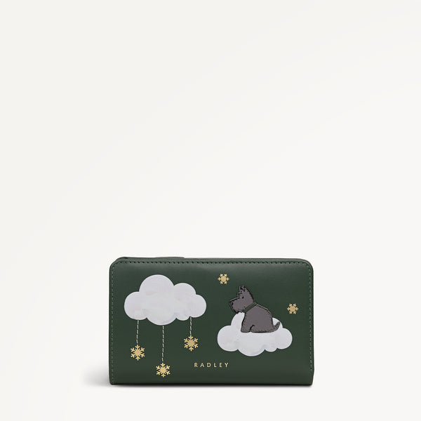 radley london Racing Green Medium Bifold Purse | It's Written In The Snowflakes AW25 | Radley London