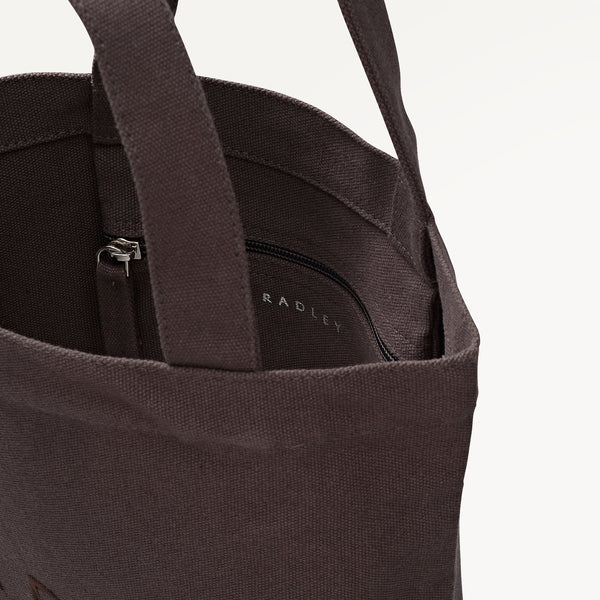 Radley London Radley Embroidery Small Open Top Satchel Coffee - 113251