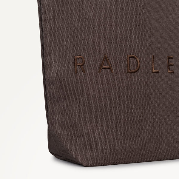 Radley London Radley Embroidery Small Open Top Satchel Coffee - 113251