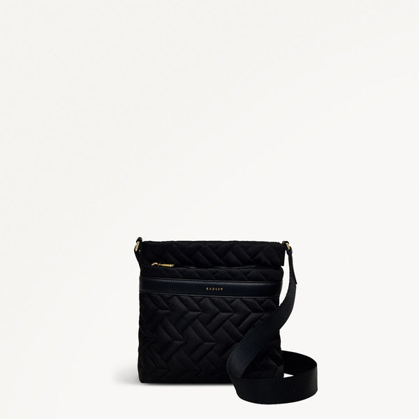 radley london Responsible Black Crossbody Bag | Holland Park Quilt AW24 | Radley