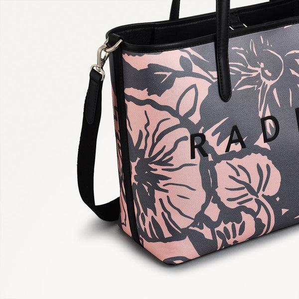 Radley London Responsible Medium Floral Grab Bag Black | Southwell Gardens SS25 | Radley
