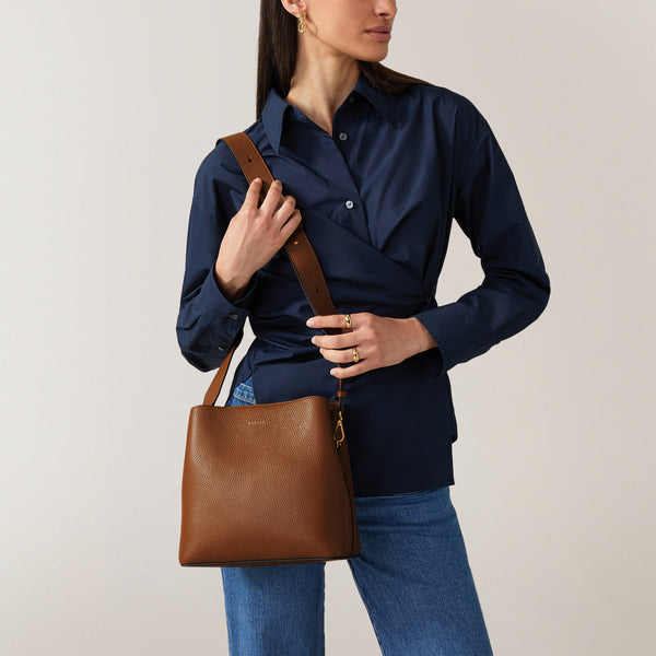 Radley London Saddle Brown Designer Cross Body Bag | Dukes Place Collection AW24 | Radley