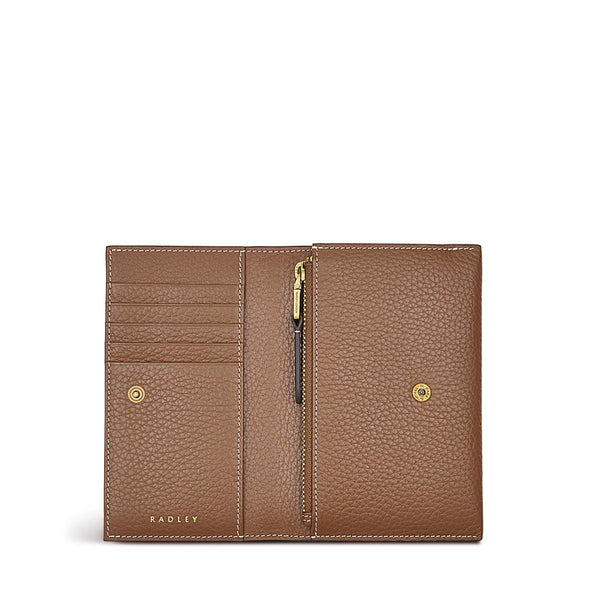 Radley London Saddle Brown Medium Flapover Purse | Oak Street AW24 | Radley