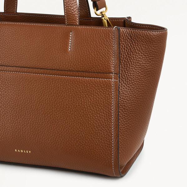 Radley London Saddle Brown Ziptop Grab Bag | Oak Street Collection AW24 | Radley