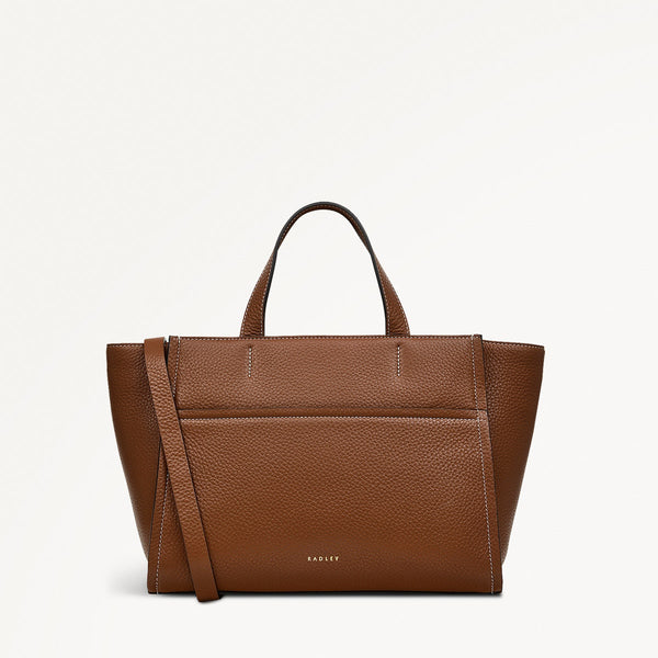 radley london Saddle Brown Ziptop Grab Bag | Oak Street Collection AW24 | Radley