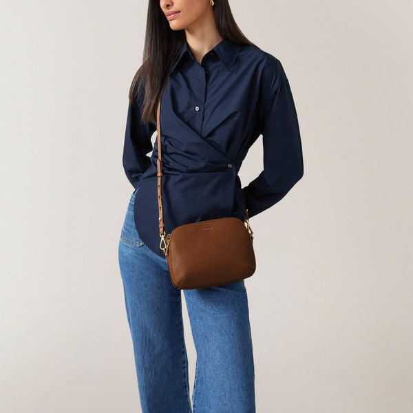 Radley London Saddle Cross Body Brown Bag | Dukes Place Collection AW24 | Radley